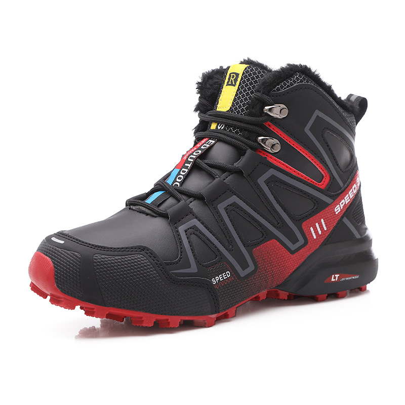Picture of Cross-border Amazon 2020 winter high-top plus velvet warm hiking shoes outdoor men's shoes hiking shoes factory wholesale