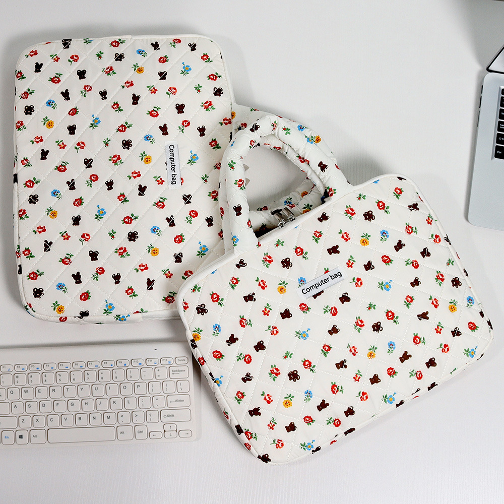 Space Cotton Computer Bag 14-inch Women's Notebook 16-inch Handbag 16.1-inch Game Book Printed Nylon Waterproof Material