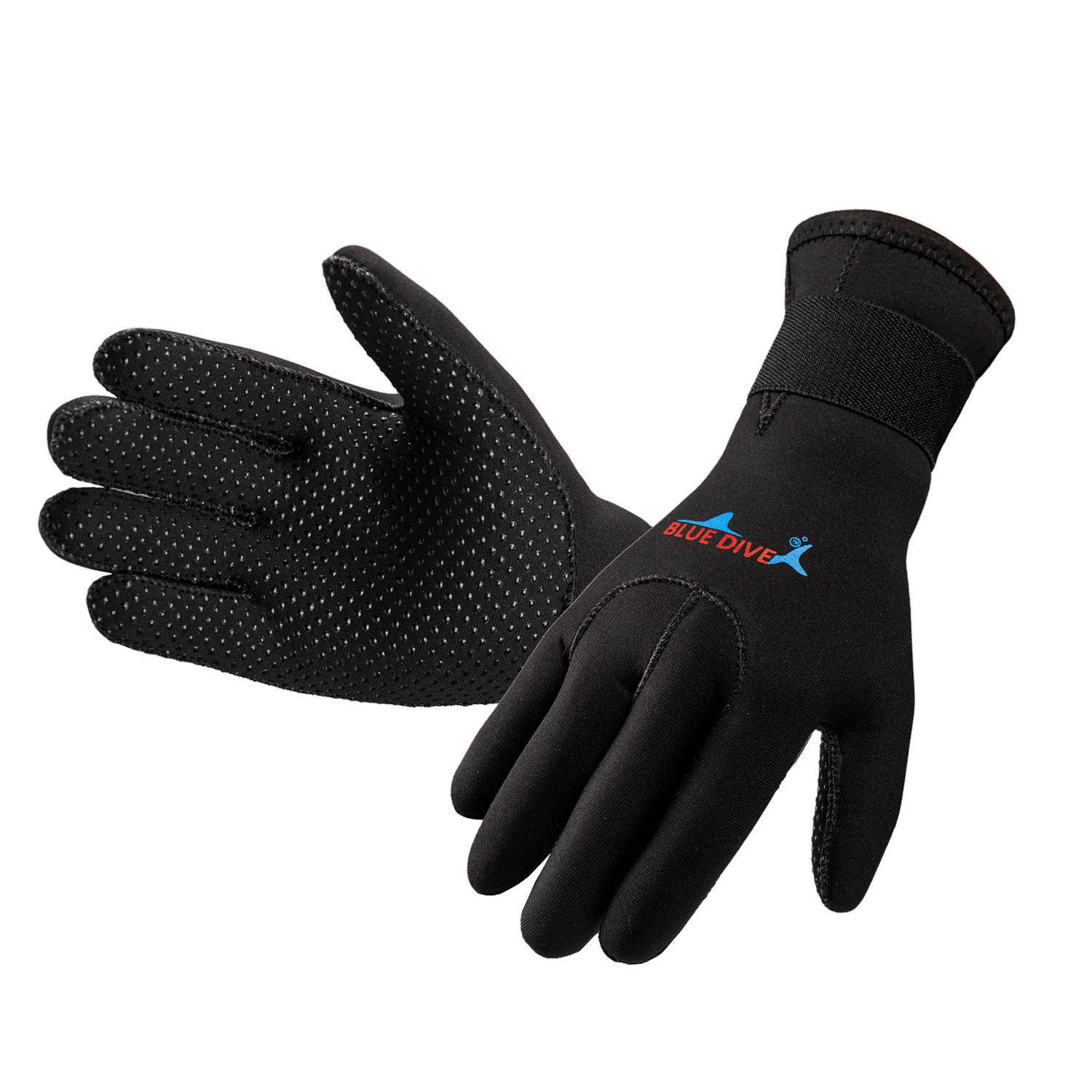 Picture of 3mm Diving Gloves Winter Swimming Anti-scratch Warm Gloves Non-slip Wear-resistant Gloves Swimming Flipper Anti-scratch Professional Surfing