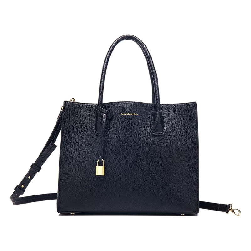Large Bag for Women 2025 New Korean Style Killer Bag Simple Versatile Lock Bag A4 Large Capacity Single Shoulder Crossbody Women's Bag