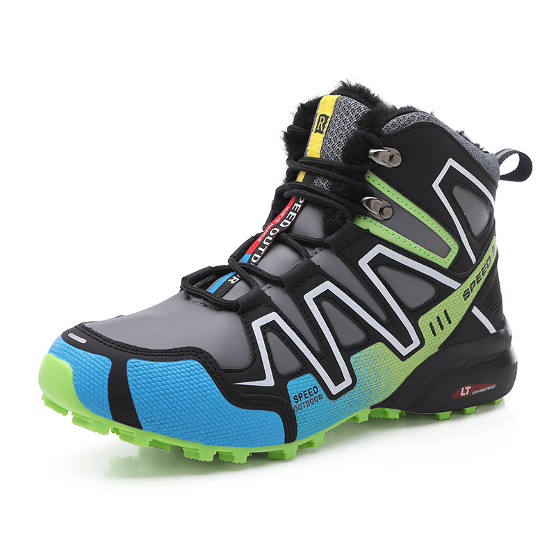 Picture of Cross-border Amazon 2020 winter high-top plus velvet warm hiking shoes outdoor men's shoes hiking shoes factory wholesale
