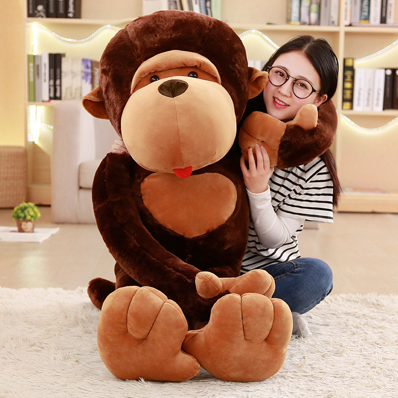 Picture of Cross-Border Amazon Gorilla Plush Toy Big Monkey Large Doll Girl Birthday Gift Can Be Customized