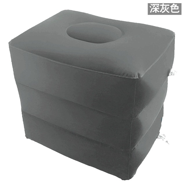 Picture of Portable Inflatable Stool Outdoor Travel Three-Layer Foot Pad Aircraft High-Speed Rail Bus Office Car Footrest Rest
