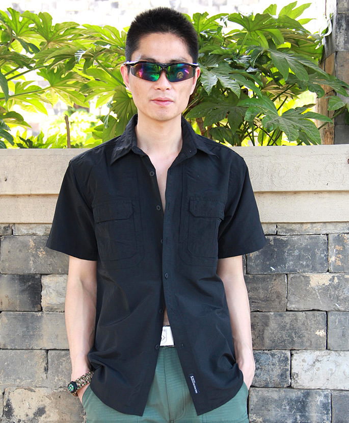 Picture of Military Eagle Tactical Shirt 511 Quick-Drying Tactical Short-Sleeved Shirt Quick-Drying Short-Sleeved Breathable Flap Pocket Pants Waterproof