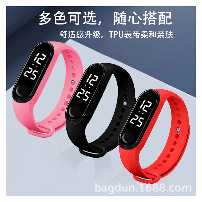 Picture of Ic Sensor Unlocking Bracelet Fingerprint Lock Special Bracelet Community Access Control Card Swipe Bracelet with Time Function