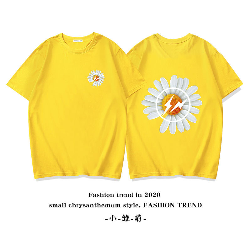 Picture of Boys and girls daisy short-sleeved T-shirt breathable comfortable half-sleeved T-shirt cotton cotton wholesale cross-border AliExpress
