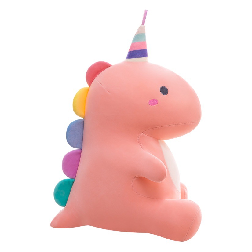 Tanabata Candy Color Chubby Down Cotton Crystal Velvet Software Vent Dinosaur Doll Woolen Doll