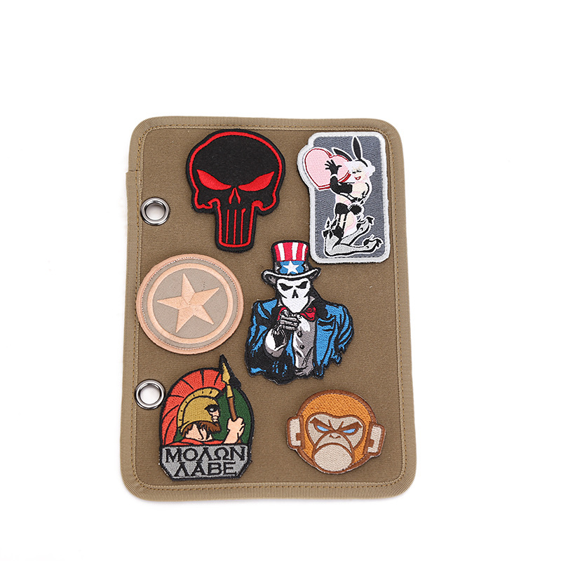 Picture of Velcro Storage Board Military Fan Medal Finishing Board Armbands Sticky Board Tactical Hanging Board Display Cloth Stickers Three Colors Cloth