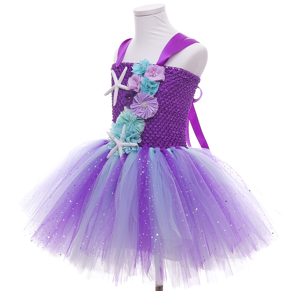 Picture of European and American Cross-border Mermaid Mermaid Girl Princess Skirt Children's Costsize Skirt Children's Performance Skirt