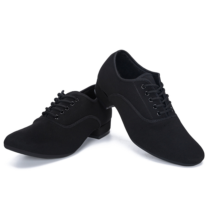 Picture of Oxford Cloth Latin Dance Shoes Men's Square Dance Shoes Adult Modern Dance Shoes Soft Bottom Social Dance Shoes Dance Shoes 2025