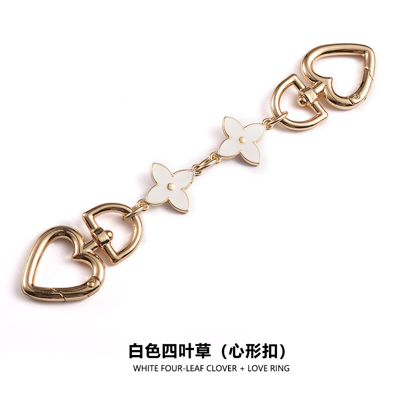 Picture of Sp-81 Is Suitable for Bag Shoulder Strap Modification, Four-Leaf Clover Pendant Extension Strap, DIY Luggage Accessories, Single Purchase Pendant