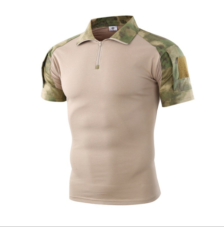 Picture of Army Eagle Frog Suit Short Sleeve Stretch Paid Instructor Suit Frogman Army Fan CS Tactical Russian Camouflage Top G2