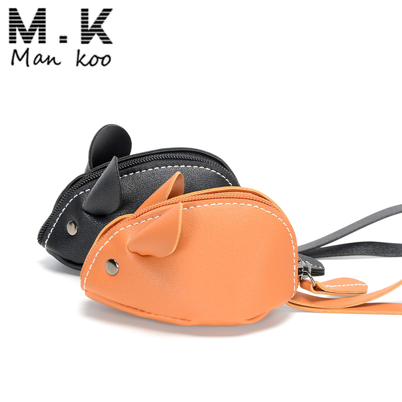 Picture of 2025 New Cross-border Coin Purse PU Leather Cute Simple Mouse Cartoon Key Bag Multi-functional Hand Storage Bag