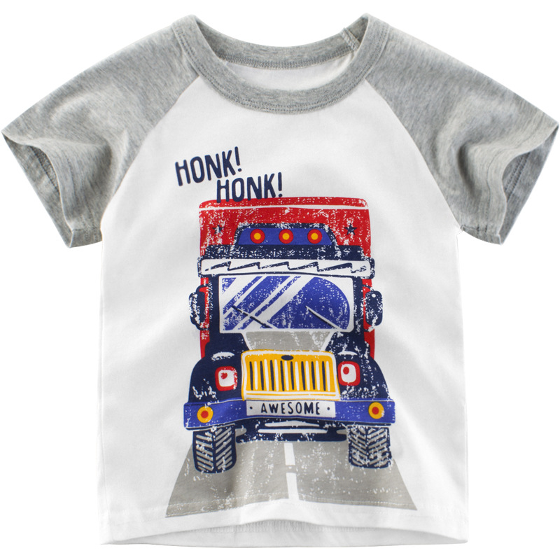 Picture of 2025 Summer Boys' Clothing New Guangdong Supply Kidsren's T-Shirt Short-Sleeved Kidsren's Undershirt Male Baby Clothes