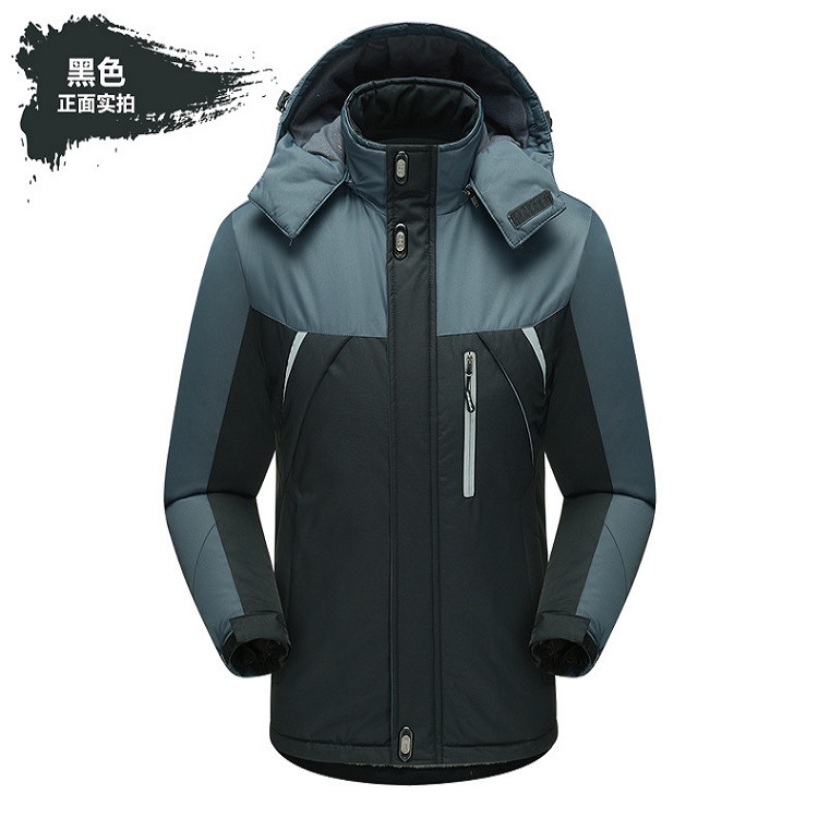 Picture of New winter outdoor fleece-lined 888 jacket plus size three-proof cold wind Men's mountaineering clothing thickened breathable cotton ski suit