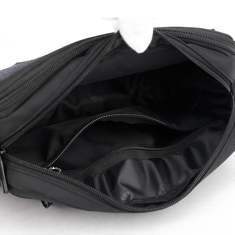 Picture of 2025 New Fashion Contrast Color Shoulder Bag Men's Oxford Cloth Messenger Bag Horizontal Business Casual Bag Travel Backpack Trendy