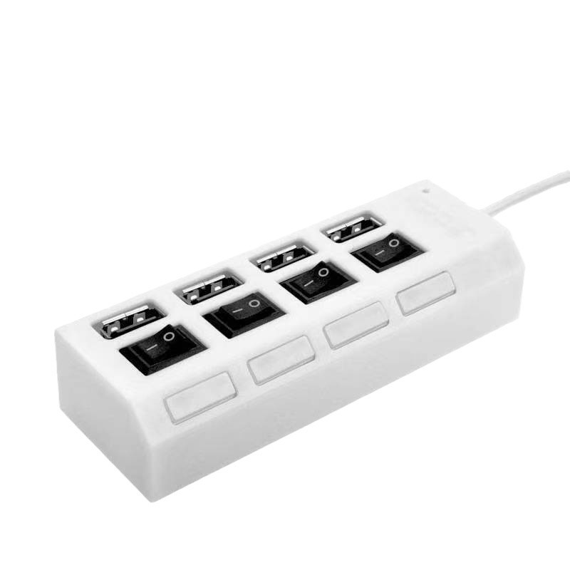 Picture of High-Speed USB Splitter with Independent Switch Usb2.0 One to Four Hub Mobile Phone Computer Extender