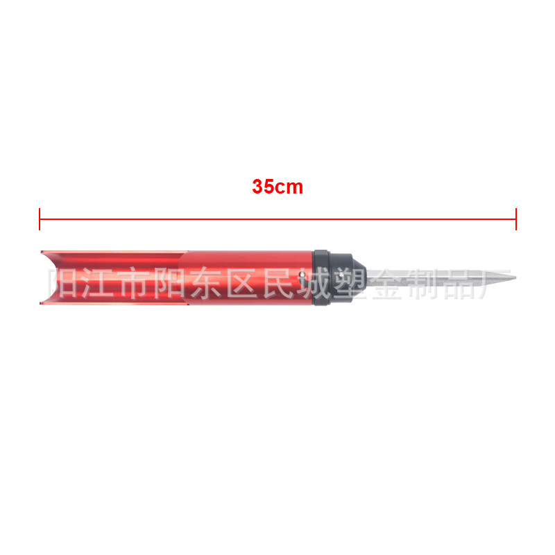 Picture of New extended version of fishing gear three-edged all-aluminum alloy sea rod bracket ground insertion tube fishing rod battery bracket