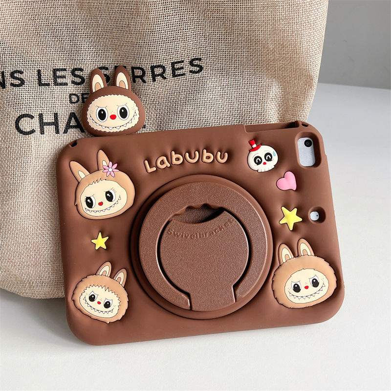 Picture of Xiaoxin Pad2024 Protective Cover Cartoon Sound Transmission Xpadvivopadair Silicone Satchel 360 Rotating Labubu