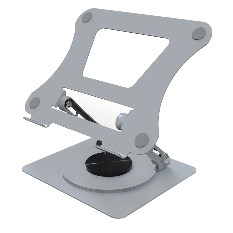 Picture of Aluminum Alloy Laptop Stand Desktop Elevated Portable Folding Storage 360 ° Rotating Laptop Stand