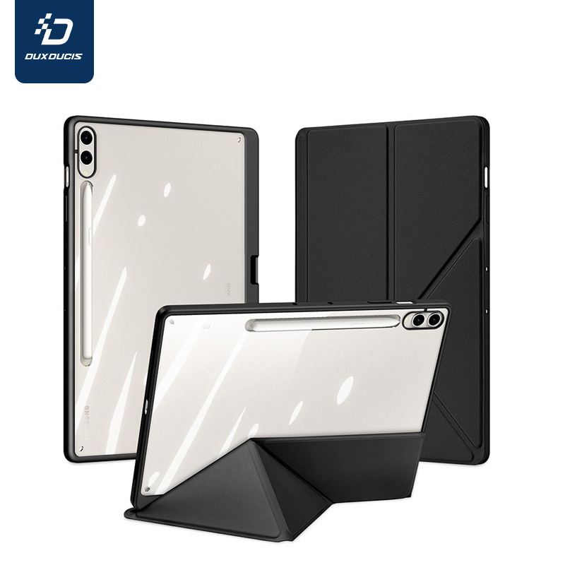 For Samsung TabS10Plus Tablet Protective Cover Separated Y Folded Transparent Protective Shell with Pen Slot Factory Wholesale