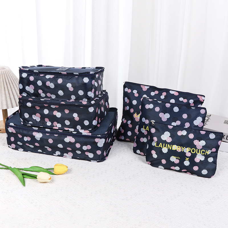 Picture of Waterproof luggage travel storage color six-piece set travel clothing storage color six-piece set source supply