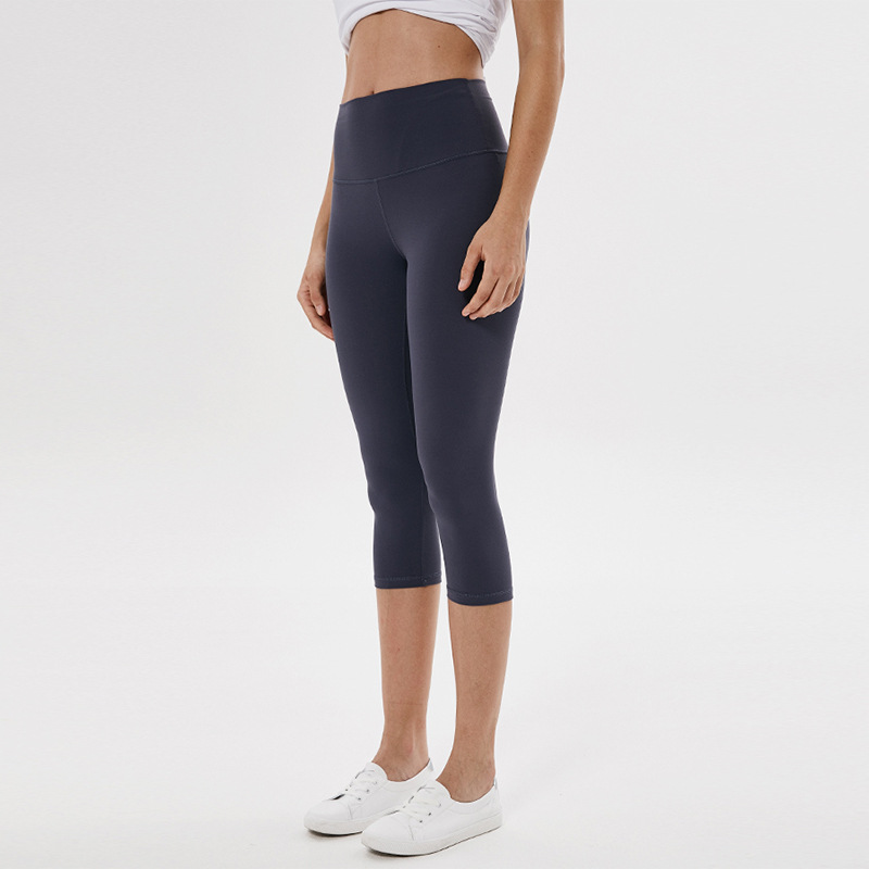 Picture of Summer Yoga Cropped Pants Running Fitness Quick-drying Sports Pants High Waist Slimming lulu Yoga Pants Women