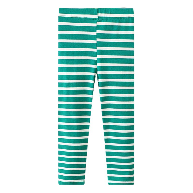 Girls' Leggings Baby's Knitted Long Pants Summer Cotton Children's Wear Spring and Autumn Thin Small and Medium-sized Children's Outer Wear
