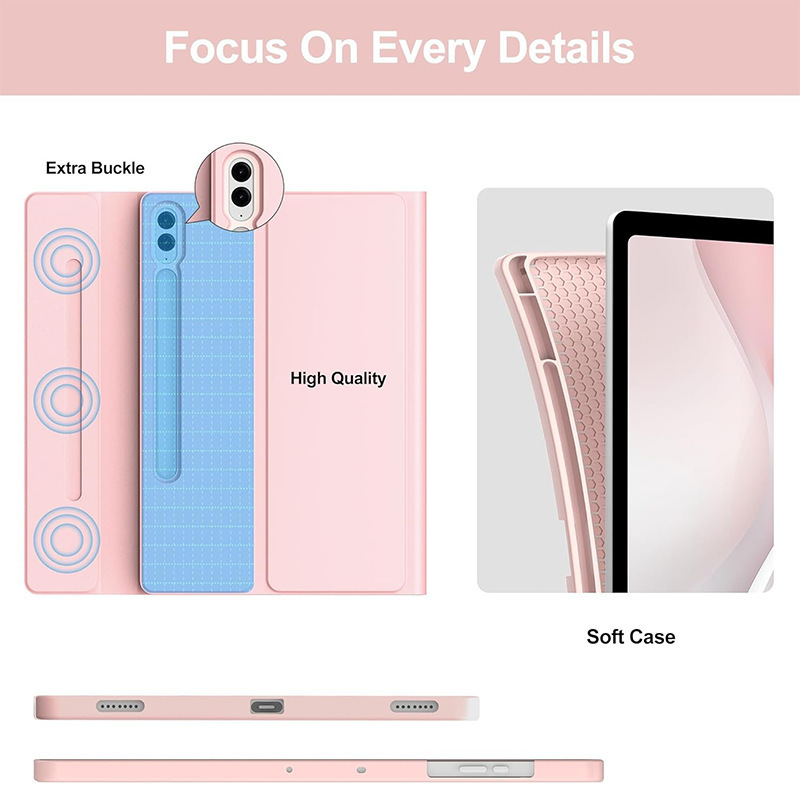 Picture of Suitable for Huawei Matepad Se11 Round Cap Wonderful Touch Keyboard Shell Matepad11.5S Pen Slot Leather Case Export