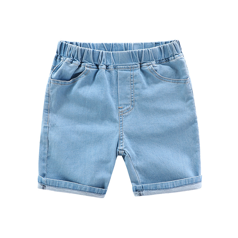 Picture of Children's Jeans 2025 Summer Thin Stretch Jeans Versatile Trendy Kidsren's Clothing Street Stall Wholesale Manufacturer Supply