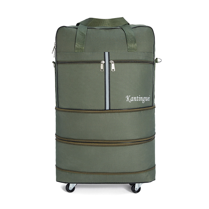 Picture of Factory direct new fluorescent strip can carry 24 inch upgraded version of soft Oxford canvas shipping bag large capacity Travel Bag