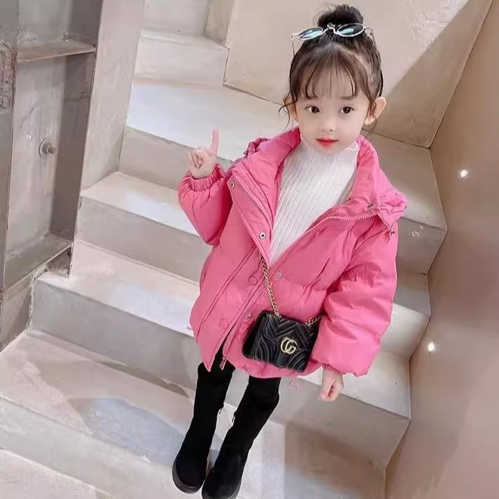 Picture of Children's Clothing Women's Mid-length Cotton-padded Coat Thickened 2024 Winter Clothing New Mid-length Children's Warm Cotton-padded Coat Korean Style Coat Women's Cotton-padded Jacket