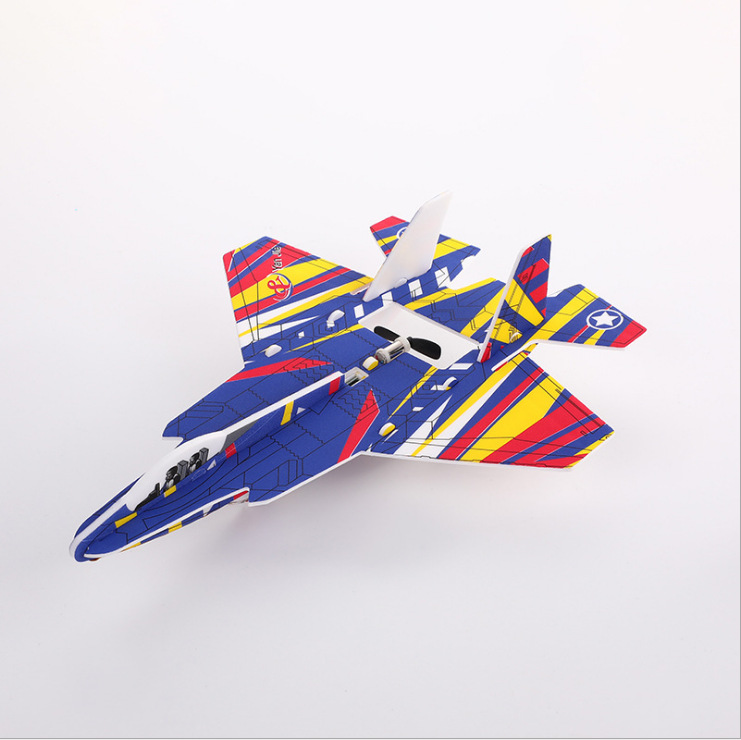 Picture of Electric Foam Glider USB Charging Spin-Resistant Hand-Thrown Aircraft Su 35 Fighter Wholesale Remote Control