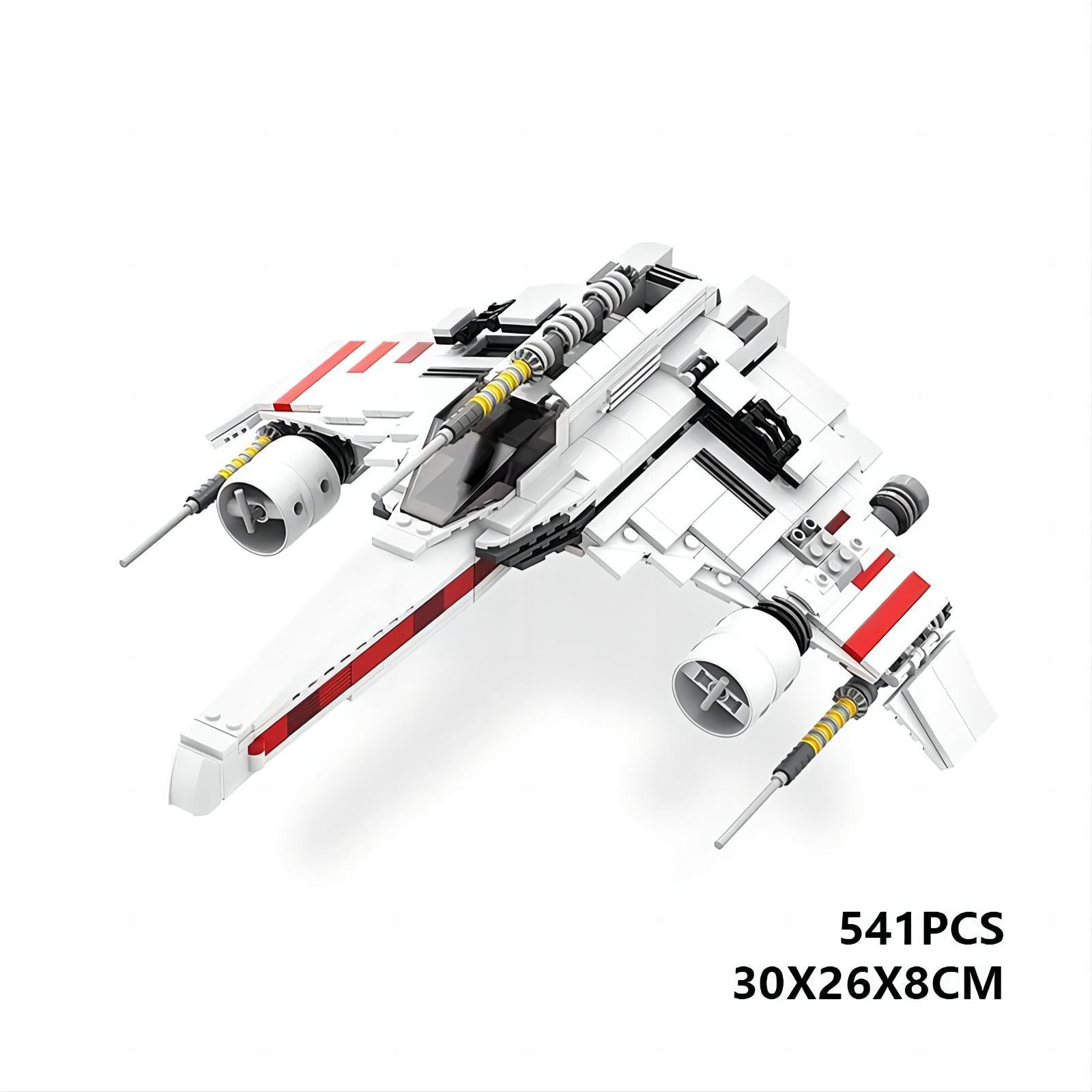 Picture of Compatible with Lego Moc Creative Building Block Set E-Wing Interstellar Fighter Puzzle Toy Educational Planet Series
