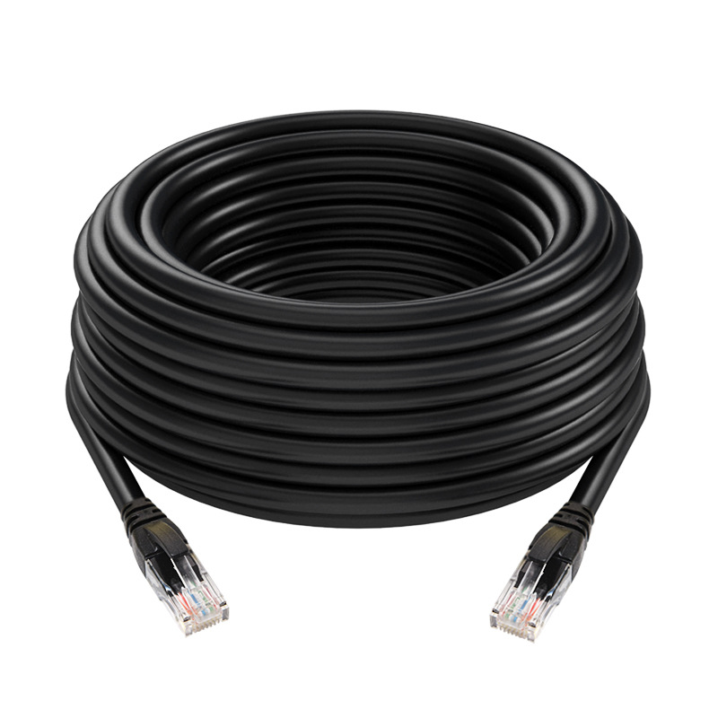 Picture of Category 6 Network Cable Gigabit Twisted Pair CAT6 Computer Broadband Router Monitoring Super Category 6 1 m Finished Network Jumper
