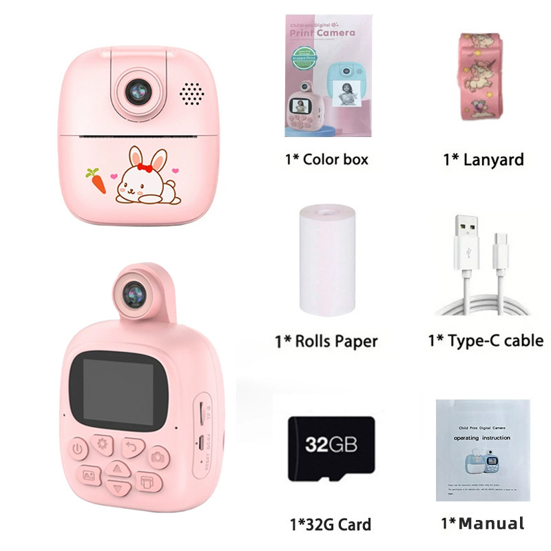 Picture of The new high-definition digital children's camera camera video game thermal printing cross-border wholesale generation
