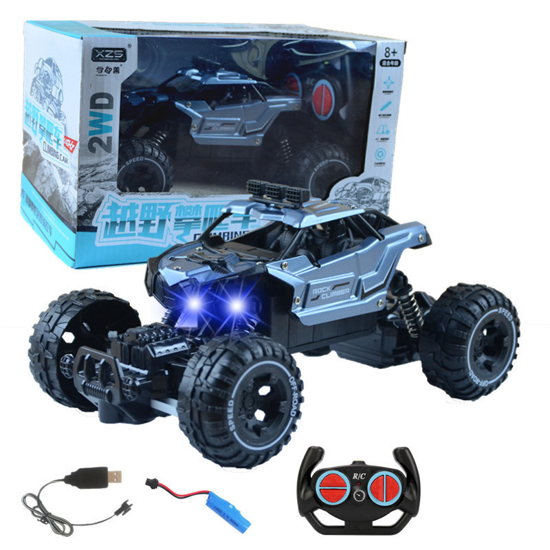 Picture of Alloy Climbing Remote Control Car Drift Off-road Vehicle Two-wheel Drive Climbing Big Foot Remote Control Racing Boy Charging Toy Car