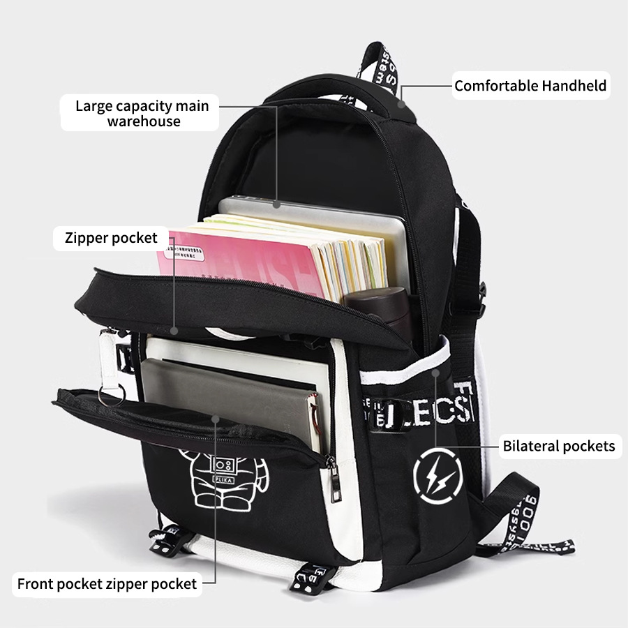Picture of New children's schoolbag boys primary school students third to sixth grade handsome light junior high school students shoulder bag boys
