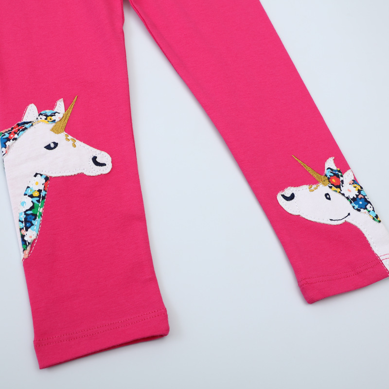 Picture of INS foreign trade spring, summer and autumn three seasons girls leggings modal embroidery girls pants wholesale generation