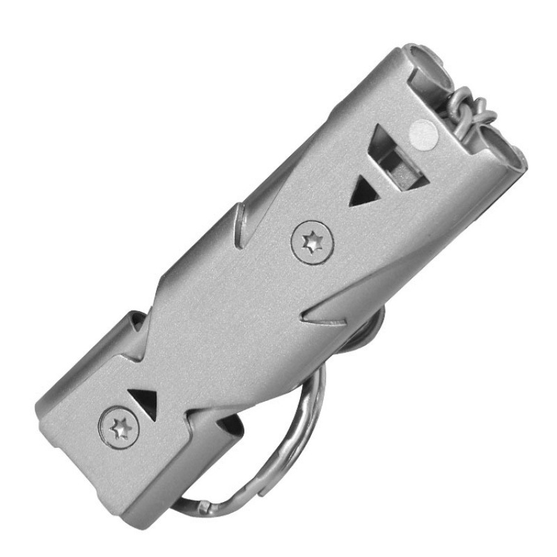 Picture of Stainless steel whistle outdoor survival whistle high frequency whistle earthquake life whistle high score shell sound whistle in stock