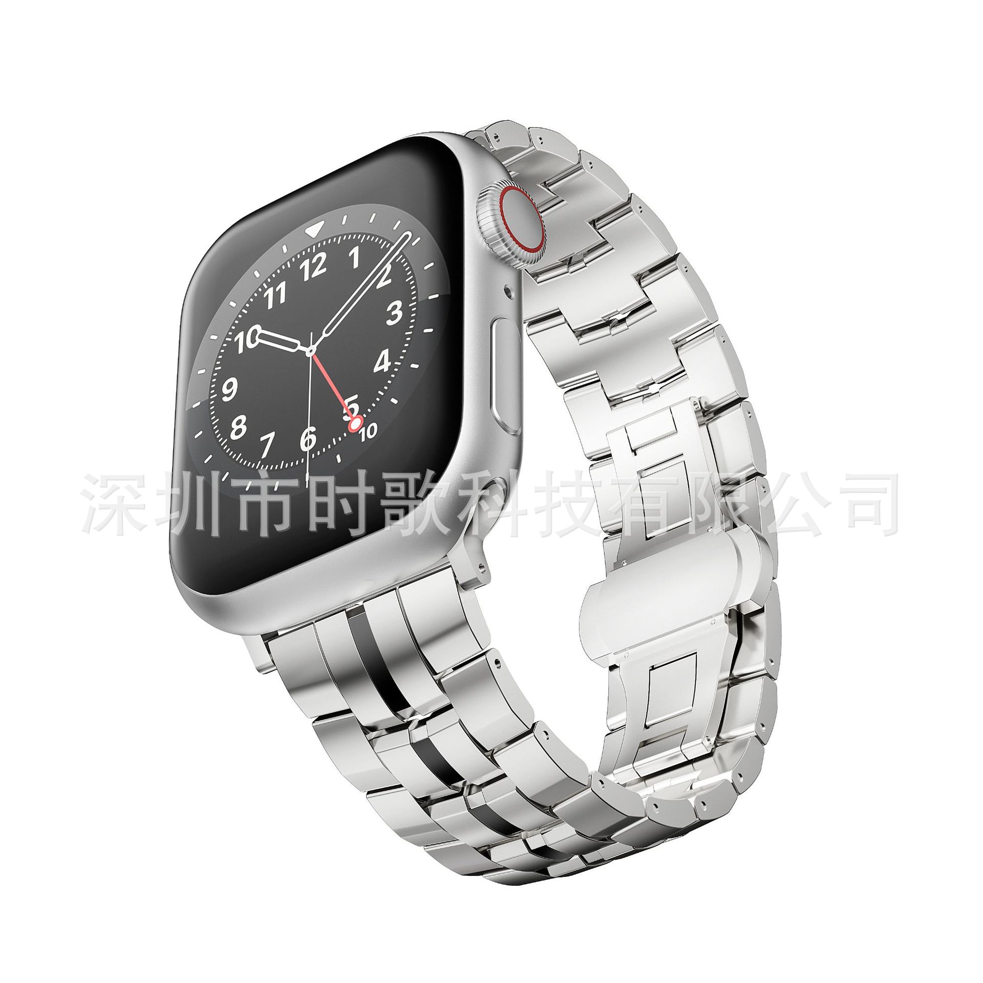 Picture of Suitable for Apple Watch Strap Applewatch S10 Generation 469mm Classy Business Metal Steel Strap Wholesale