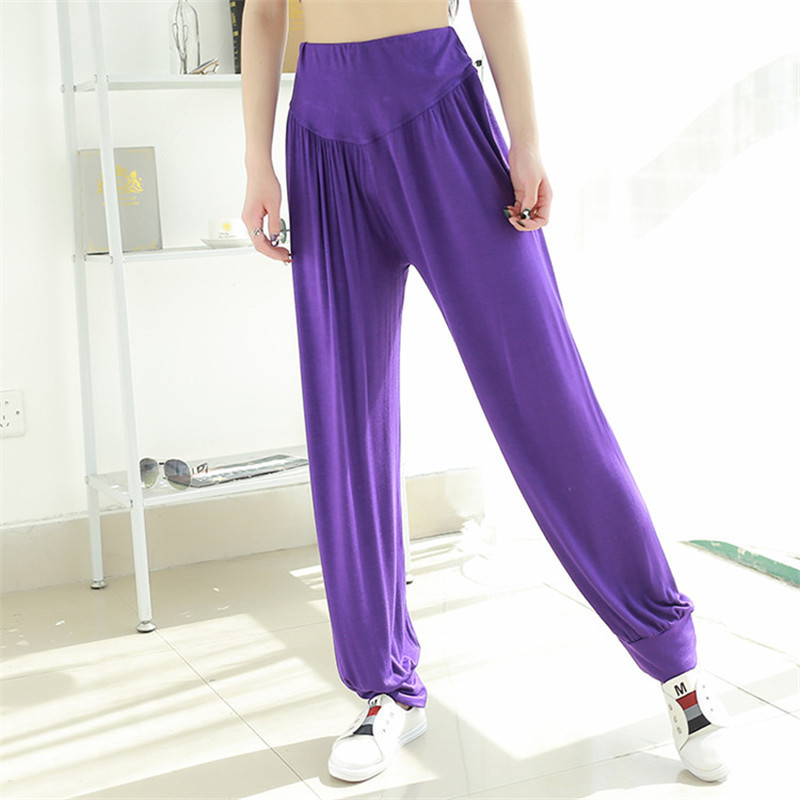 Picture of 2020 New Loose Modal Spring and Autumn Large Size Wushu Yoga Dance Pants Square Dance Tai Chi Pants Women's Pants