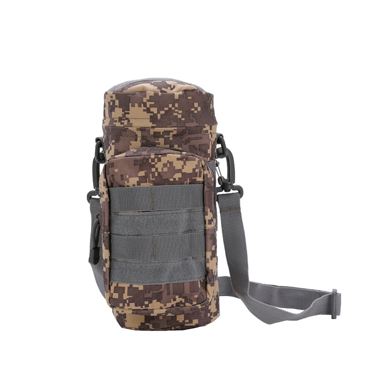 Picture of Tactical kettle bag EDC mobile phone kettle storage bag molle outdoor travel accessories water cup kettle hanging bag