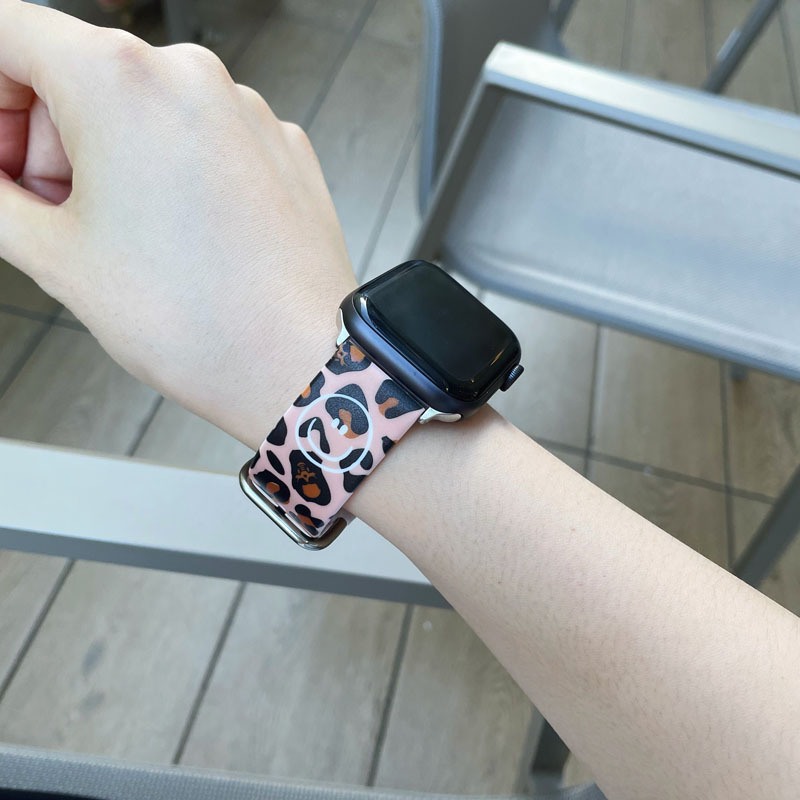 Picture of For apple watch Leopard apple watch Strap iwatch3456 Generation 38/40/42/44mm Soft Female