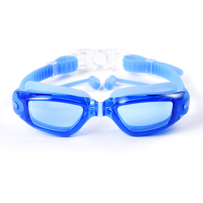 Picture of Waterproof anti-fog HD pink swimming goggles women swimming glasses myopia optional men's equipment diving goggles swimming goggles wholesale