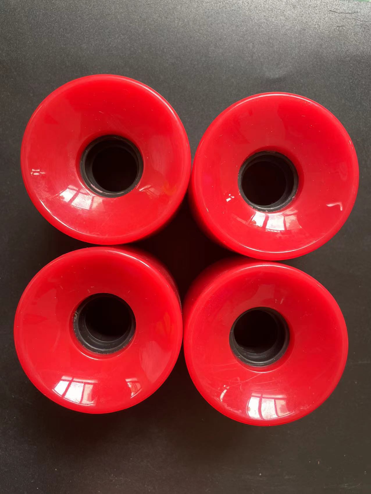 Picture of Monochrome Aurora colorful flash surfboard Pu wheel long board wheel skateboard big wheel surf Bridge Brush Street wheel 65X51mm