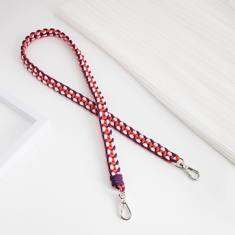 Picture of Craftsmanship Workshop for Longxiang Mini Bag Handmade Woven Shoulder Strap DIY Color Woven Rope Crossbody Bag Strap