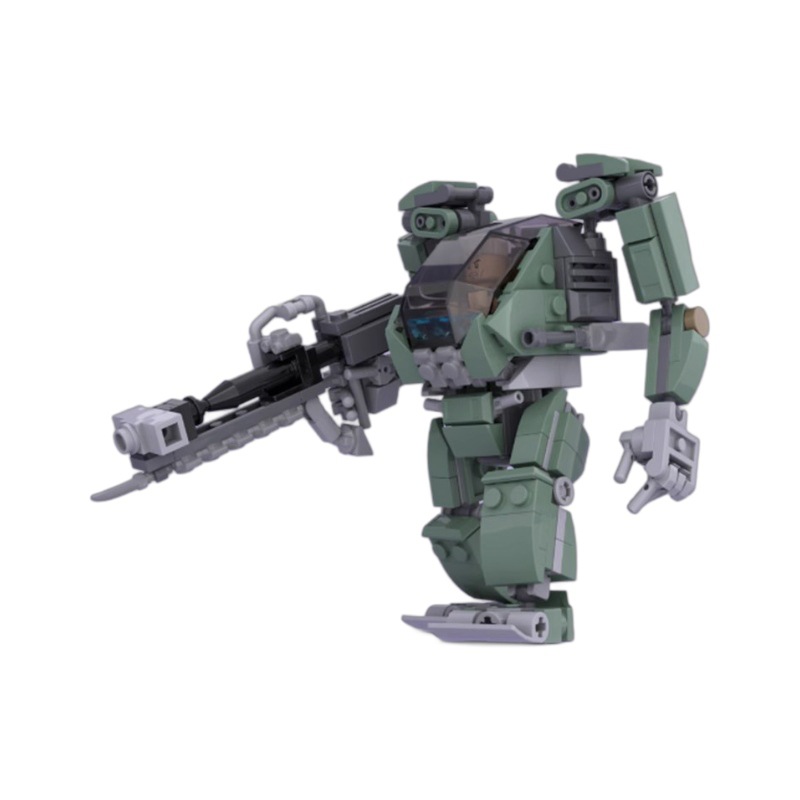 Picture of Educational Toys Moc Compatible Lego Boy Assembled Building Blocks 137288 Avatar Series Amp Mecha Set