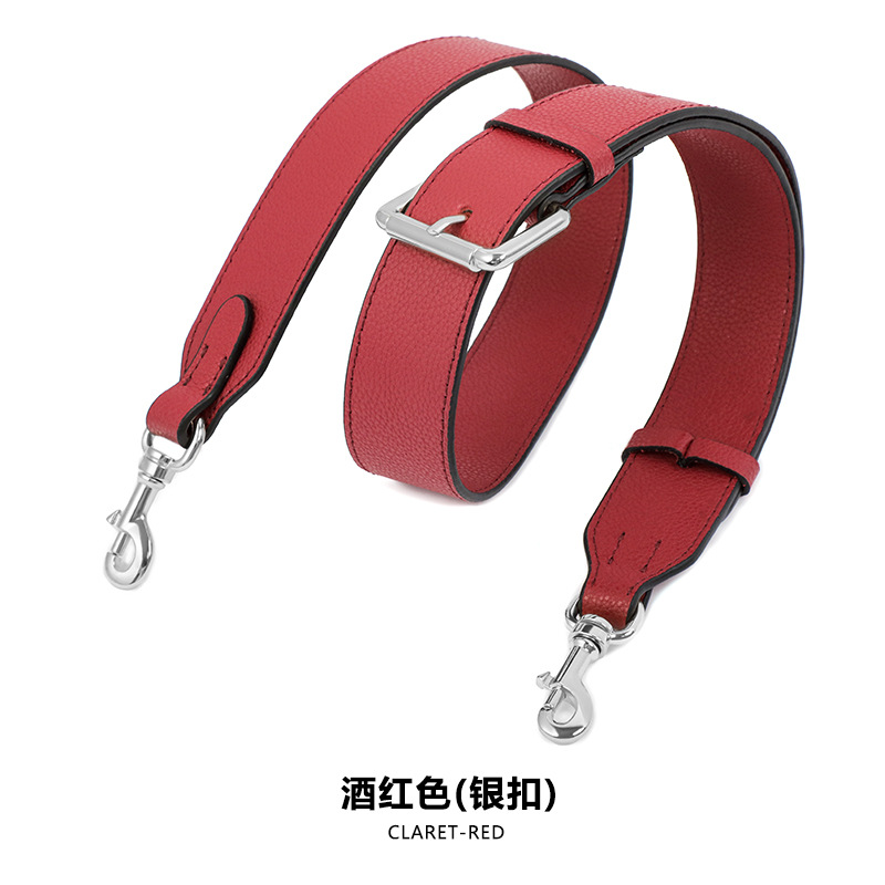 Picture of Ma Huangshi MHS-A-9 Litchi-grain Cowhide Bag Replacement Strap Dionyor Bag Long Shoulder Strap All-match Wide Shoulder Strap