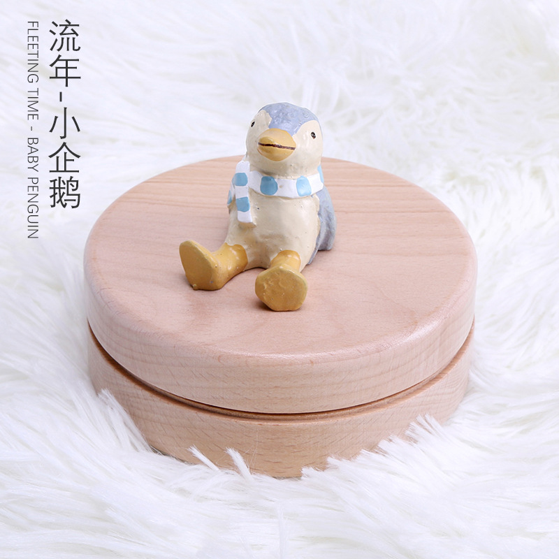 Picture of Wooden Children's Deciduous Teeth Box 1-3-5 Years Old and a Half Baby's Fairy Hair Deciduous Teeth Storage Box One Year Old Memorial Umbilical Cord Collection Box